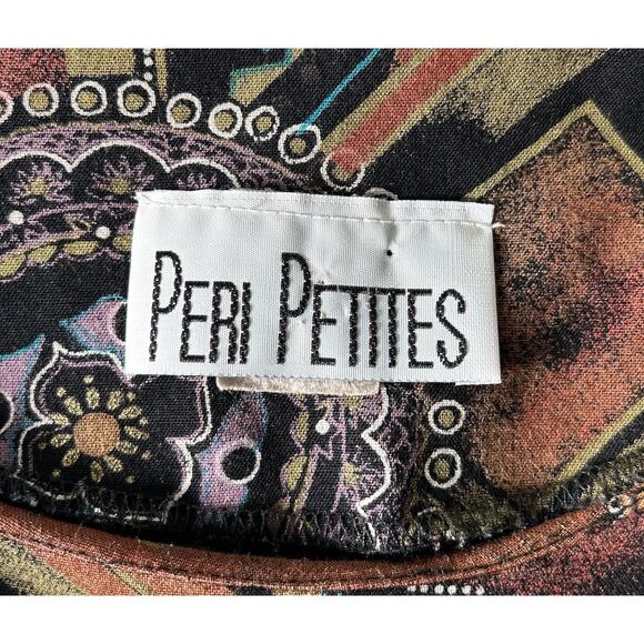 Vintage USA Peri Petites‎ Women’s Size 8 80s Boho Midwestern Dress - Picture 7 of 8
